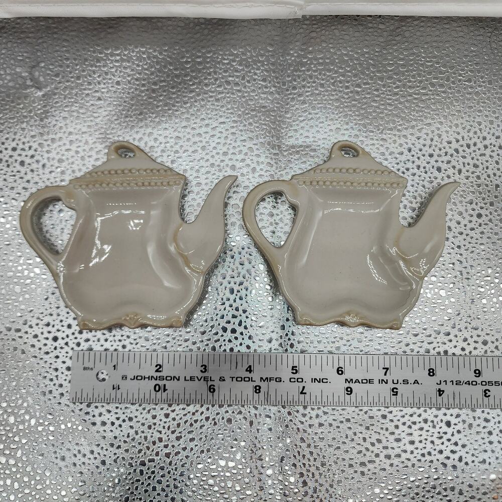 Vintage Princess House Pavillion Teabag Holder - Set of 2 #2165